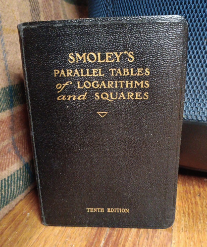 Vintage 1940s logarithms - vintage,