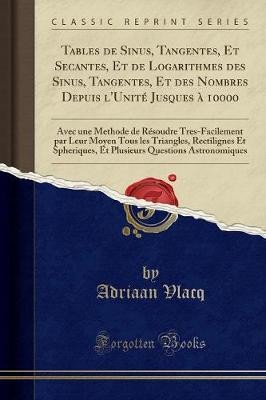 Tables sinus tangentes - de, tangentes,